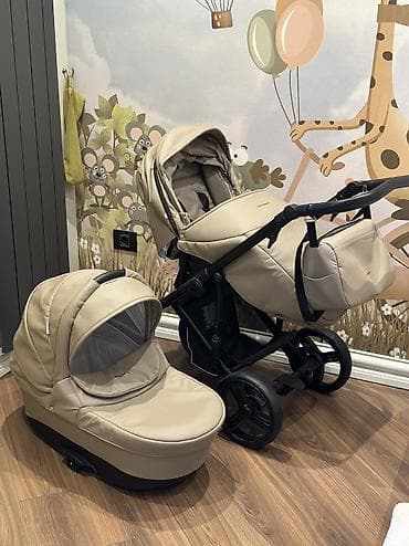 Детский мир: Классическая прогулочная коляска, Bebeto, Б/у, Пол: Мальчик, Бесплатная доставка — 1