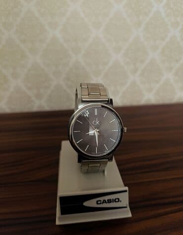 mi saat: Yeni, Qol saatı, Calvin Klein, rəng - Gümüşü — 2