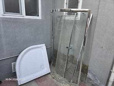 padon pentru dus: Üstü açıq kabina, Künc üçün — 2