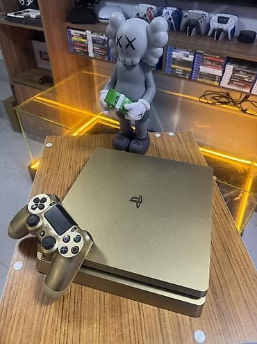 costik: 🎮 PlayStation 4 Slim Gold Edition Tam işlək vəziyyətdədir, bütün — 4