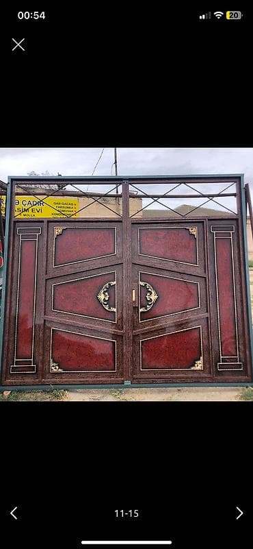 yeni mallar: Həyət darvazaları — 4