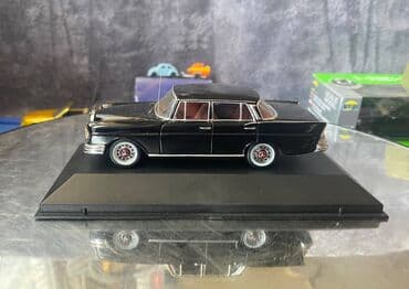 metbex tavan modelleri: Коллекционная модель Mercedes-Benz 220SE W111 black 1959 Vitesse — 16