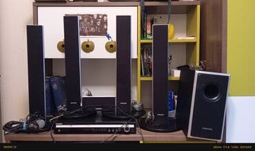 playstatin 4: Samsung ev kinoteatrı komplekti Qutu məzmunu (şəkillərə əsasən): - — 1