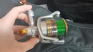 Balıqçılıq üçün fırlanan makara (spinning reel) - Korpus: metal
