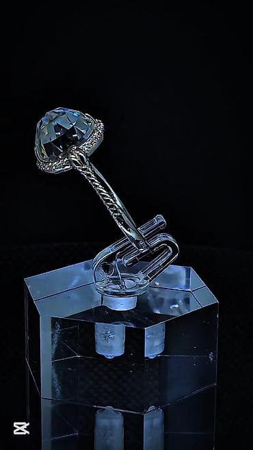 uzuk: Üzük, Gümüş, Brilyant, 4.01-5.00 Karat — 3