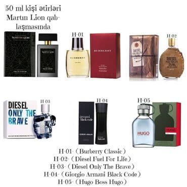 cırt cırt sac: 50 ml kişi ətirləri – Martin Lion qablaşdırmasında Seçimlər və — 1