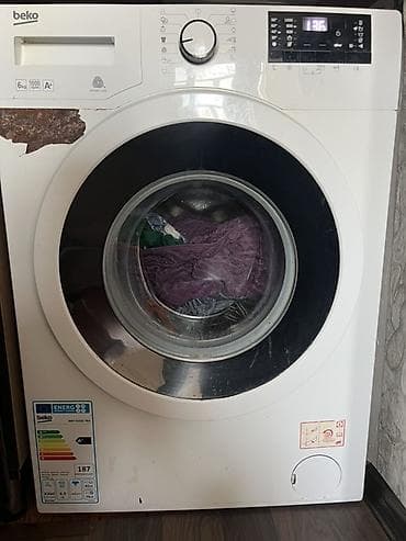 Paltaryuyan maşın Beko, 6 kq, İşlənmiş, Avtomat, Qurutmasız, Kredit yoxdur, Ödənişli çatdırılma, Pulsuz çatdırılma