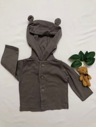 Məktəbli forması: Carter’s körpə koftası – 3 aylıq - Model: uzunqol düyməli kardiqan - — 1