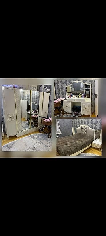 asma şkaf: İkinəfərlik çarpayı, Dolab, Komod, Termo, İşlənmiş — 1