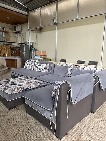 dekorativ masa: Künc divan, Divan, Bazasız, Açılmayan — 5