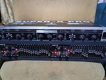 səs sistemi: Professional audio prosessinq dəsti - Behringer Super-X Pro CX3400 — 1