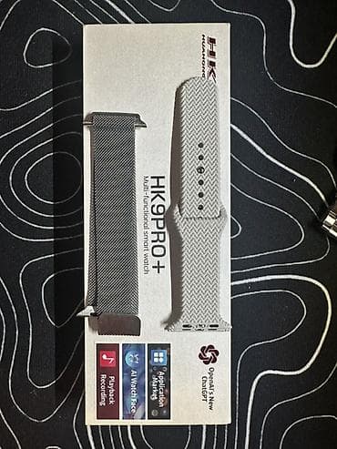 qolba: HK9 PRO+ çoxfunksiyalı smart saat - Korpus: kvadrat formalı, metal — 4