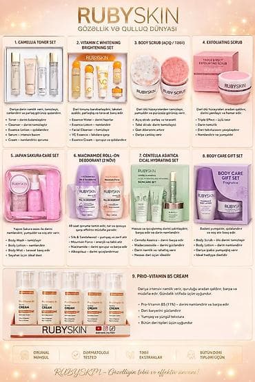 dəsti: Kosmetik dəst, >10 məhsul — 1