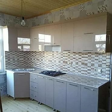 Sifarişlə mətbəx dəsti, Özü çəkən petlələr, MDF, Kredit yoxdur, Pulsuz çatdırılma — 2