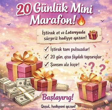 Çarxda iştirak edib həm ətiri həm 10 Azn pul mükafatı sizin olsun 20 lalafo.az -da — 1 Çarxda iştirak edib həm ətiri həm 10 Azn pul mükafatı sizin olsun 20 — 1
