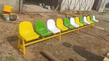 Stadion oturacaqları, yerli istehsal - 16 azn. İran istehsalı idman — 3