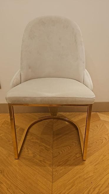 ofis stul: Qonaq otağı üçün, Qatlanmayan, rəng - Boz Stul — 3