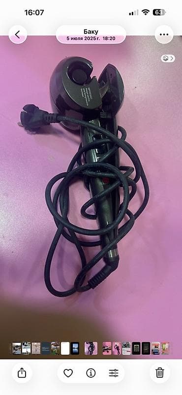 Saç üçün istilik cihazları dəsti - 1) Avtomatik bukle aparat (saçı