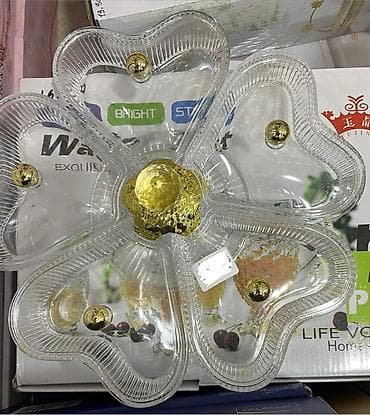 Şüşə qəlibli çoxbölməli qəlyanaltı qabı - Material: şəffaf qalın şüşə