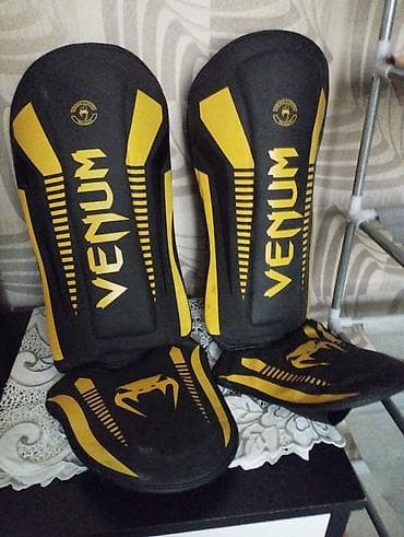 scooter az: Venum şin qoruyucuları (shin guards) – sarı/qara dizayn - Növ: Döyüş — 3
