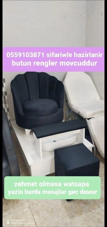 evdə masaj xidməti 2021: Yeni, Pedikür kreslosu — 2