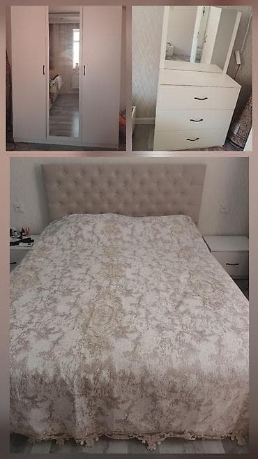 Yataq otağı mebel dəsti Bazalı 120*200 İdeal vəziyyətdədir - Rəng