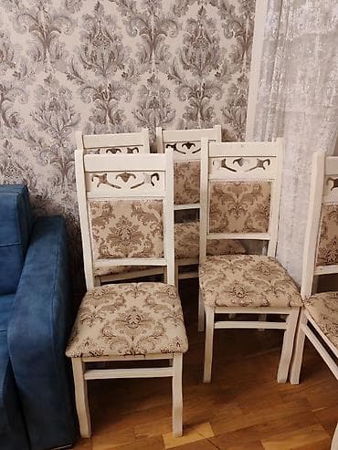 saloglu stullar: Mətbəx üçün, rəng - Bej Stul — 2