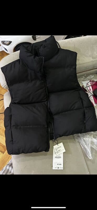 Köynəklər: Jilet, Zara, M, rəng - Qara — 1