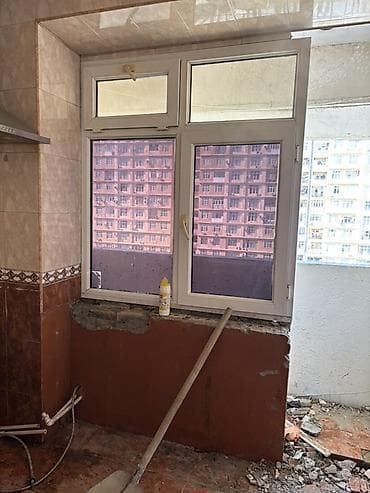 Furnitura və aksessuarlar: PVC balkon qapısı və pəncərə dəsti Ölçüsü qapı 230x80 sm pəncərə — 2