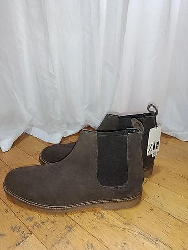 ZARA kişi Chelsea çəkmələri - Model: Chelsea Boots - Rəng: tünd