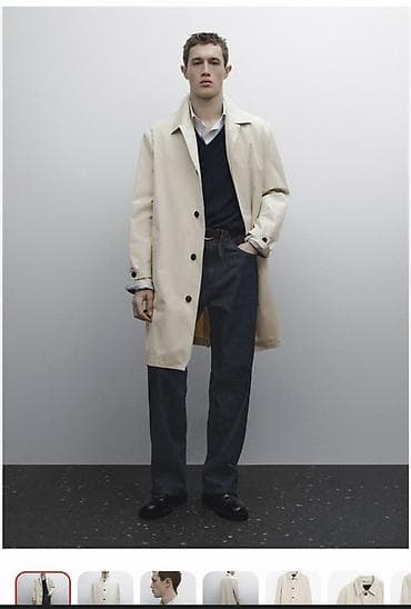 Cinslər: Plaş, Massimo Dutti, XL, rəng - Bej — 4