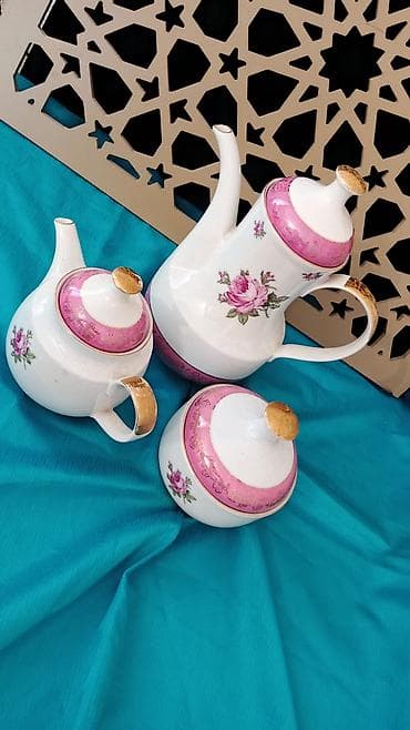 роза гулдор: Чайный набор, цвет - Белый, Фарфор — 2