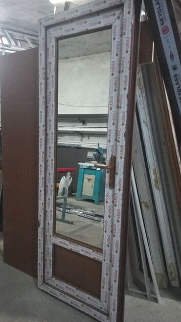 ayna qapi: Новый Пластиковая дверь 80х200 см C замком и рамой, C гарантией, Платная установка, Доставка в районы, Бесплатная доставка, Платная доставка — 7