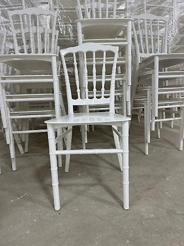 set mebel: Ağ “Chiavari” (Tiffany) stulları – tədbir və məkanlar üçün - Rəng — 2