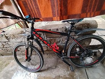 Dağ velosipedi – Solido markası, 27.5” təkərlər - Rəng: qara-qırmızı