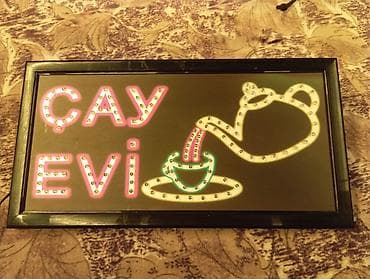 Рекламные щиты: Məhsul: “ÇAY EVİ” LED işıqlı reklam lövhəsi - Tip: Elektriklə işləyən — 3