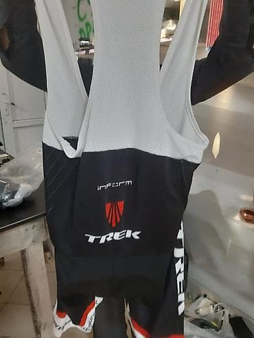 ag cins: Trek Factory Racing velosiped geyim dəsti - Üst köynək: Ön və arxa — 4