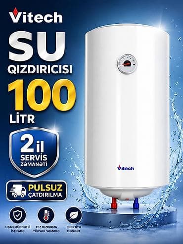 qizdirci: Ariston 100 l, Yeni, Kredit yoxdur, Pulsuz çatdırılma, Rayonlara çatdırılma — 1