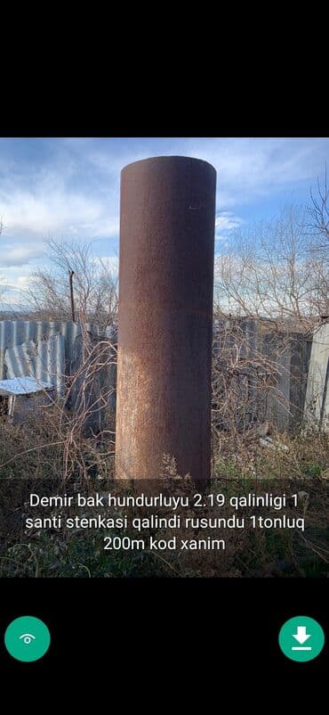 çənlər: Bak, Plastik, 1000 l l, İşlənmiş, Ünvandan götürmə — 27
