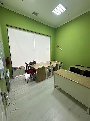 metbex naboru: Ofis mebelləri dəsti - Resepsiyon stolu: Ön hissəsi ağ və taxta — 10