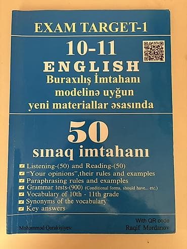 testir: EXAM TARGET-1: 10–11 English – 50 sınaq imtahanı • Buraxılış imtahanı — 1
