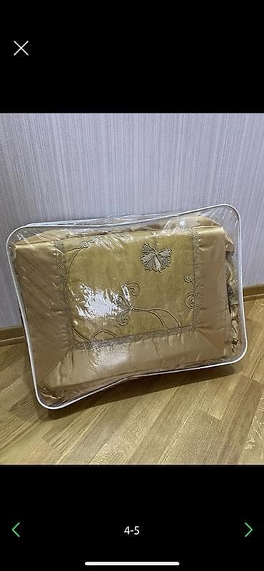 Yataq üçün İşlənmiş rəng - Qızılı Yataq örtüyü lalafo.az -da Yataq üçün İşlənmiş rəng - Qızılı Yataq örtüyü