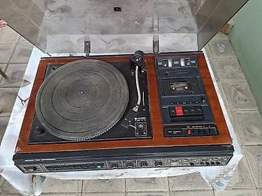 Vintage “Вега-115-стерео” musiqi kombaynı – vinil pikap + kaset — 2