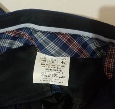 Kostyum 48 ölçü Tünd göy rəngdə Cəmi 2 dəfə geyinilib,yəni yenidən — 8