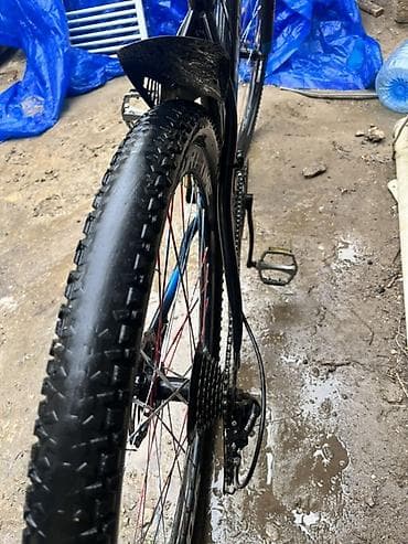 elektrikli velosipedler: “SPORT TIME” dağ velosipedi - Çərçivə: yüngül alaşımlı, qara rəng — 6