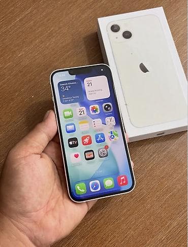 iphone 15 adapter: IPhone 13, 128 GB, Ağ, Zəmanət, Kredit, Simsiz şarj — 6