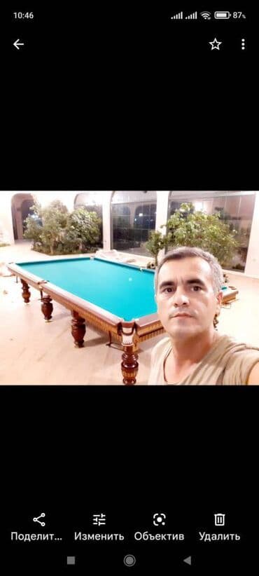 теннисный стол: Bilyard temiri qurawdrilmasi Parcalarin deyiwdrilmesi — 5