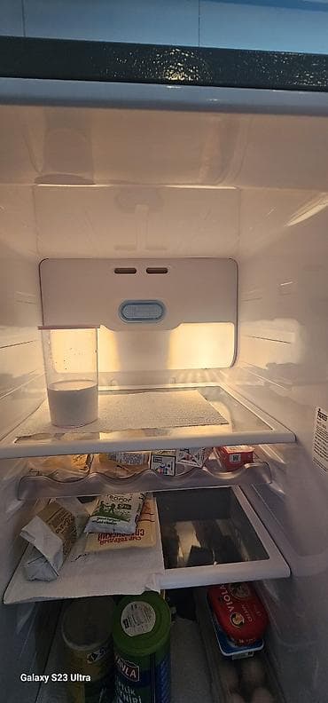 işlenmiş soyducular: İşlənmiş 2 qapılı Teka Soyuducu Satılır, rəng - Gümüşü, Dispenserli — 9