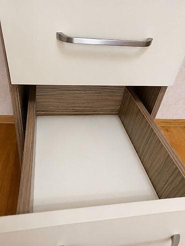 Ev və bağ: Künc modullu iş masası və üst dolab dəsti - Material: laminat/LDSP — 4