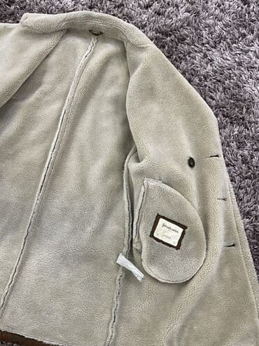 çoban paltarı: Palto, Stradivarius, M, rəng - Qəhvəyi — 2